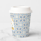 Gobelets En Papier Mediterranean Citrus Baby Shower (Verso)