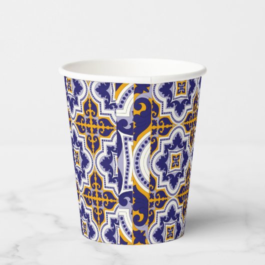 Gobelets En Papier Mediterranean Pattern Kitchen (Droite)