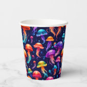 Gobelets En Papier Méduse colorée (Verso)