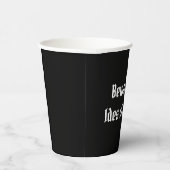 Gobelets En Papier Méfiez-vous des Ides de mars (Droite)