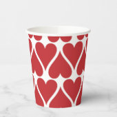 Gobelets En Papier Meilleur coeurs rouges design décoratif transparen (Gauche)