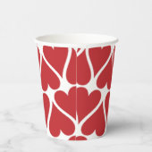 Gobelets En Papier Meilleur coeurs rouges design décoratif transparen (Droite)