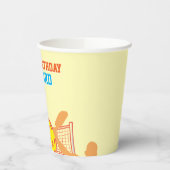 Gobelets En Papier Meilleur Joueur de Pickleball Amusant fête d'anniv (Gauche)