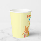 Gobelets En Papier Meilleur Joueur de Pickleball Amusant fête d'anniv (Droite)