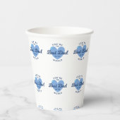 Gobelets En Papier Meilleur papa jamais coupes de papier pour la fête (Recto)