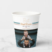 Gobelets En Papier Meilleur papa jamais Nous t'aimons (Verso)