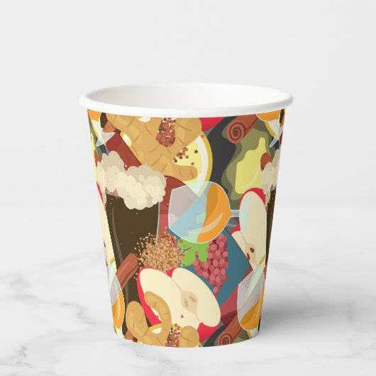 Gobelets En Papier Mélange Wassail (Recto)