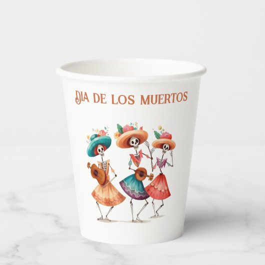 Gobelets En Papier Mélodie de Dancing Dead, coutume (Recto)