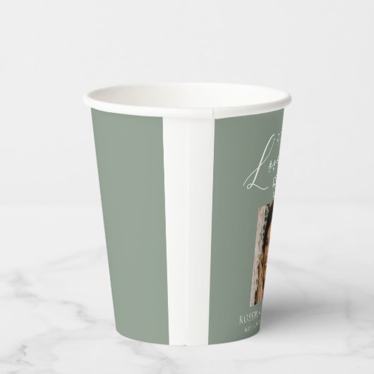 Gobelets En Papier Mémoire d'amour des funérailles commémoratives Gre (Droite)