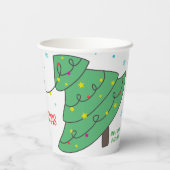 Gobelets En Papier Meowy Christmas Chat Holiday (Verso)