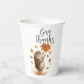 Gobelets En Papier Merci (Recto)