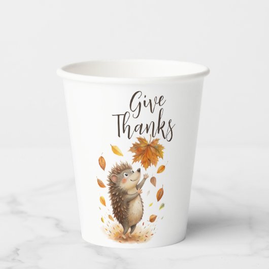 Gobelets En Papier Merci (Recto)