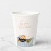 Gobelets En Papier Merci (Recto)