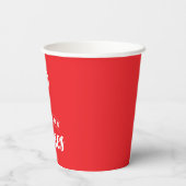 Gobelets En Papier Merci aux infirmières (Verso)