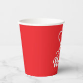 Gobelets En Papier Merci aux infirmières (Recto)