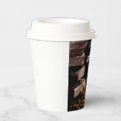 Gobelets En Papier Merci personnalisé JOJO CADEAU Design moderne noir (Droite)