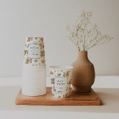 Gobelets En Papier Merci pour vous | Baby shower agricole d'automne