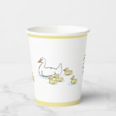 Gobelets En Papier Mère Canard et canettes Baby shower Coupe en papie (Gauche)
