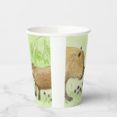 Gobelets En Papier Mère et bébé Capybara (Gauche)