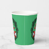 Gobelets En Papier Meri Kirihimete Maori pour Joyeux Noël (Droite)