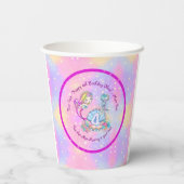 Gobelets En Papier Mermaid 4e anniversaire Modifier Modifier Modifier (Verso)