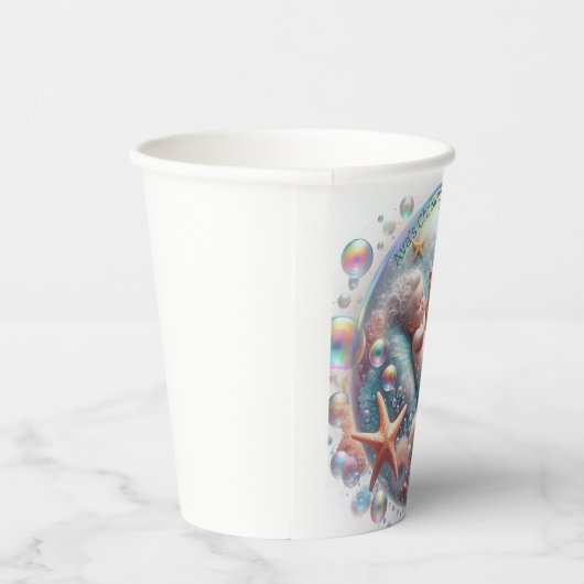 Gobelets En Papier Mermaid Christening (Droite)