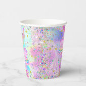 Gobelets En Papier Mermaid Splish Pool Party Fille Anniversaire (Droite)