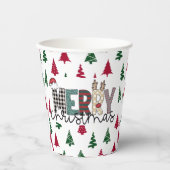 Gobelets En Papier MERRY Christmas Paper Cup (Recto)