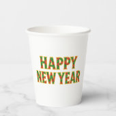 Gobelets En Papier Merry Christmas paper cups (Verso)