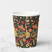 Gobelets En Papier Mexican Cinco De Mayo Pattern (Droite)