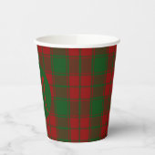 Gobelets En Papier Middleton Tartan Monogrammé (Gauche)