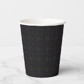 Gobelets En Papier Midnight Gold Milestone Paper cup (Verso)