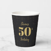 Gobelets En Papier Midnight Gold Milestone Paper cup (Recto)
