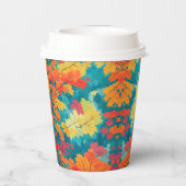 Gobelets En Papier mignonne aquarelle automne baby shower (Verso)