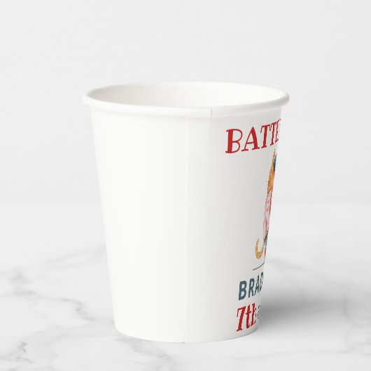 Gobelets En Papier Mignonne Batter UP ! Boys Baseball Sports Van Anni (Droite)