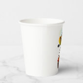 Gobelets En Papier Mignonne Bee transportant un pot de miel avec fleu (Droite)