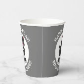 Gobelets En Papier Mignonne diable de Tasmanie personnalisation dessi (Droite)