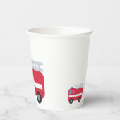 Gobelets En Papier Mignonne fun Dino drive Moteur d'incendie Retour à (Gauche)