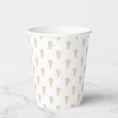 Gobelets En Papier Mignonne long Haired Dachshund Chien de saucisse (Droite)