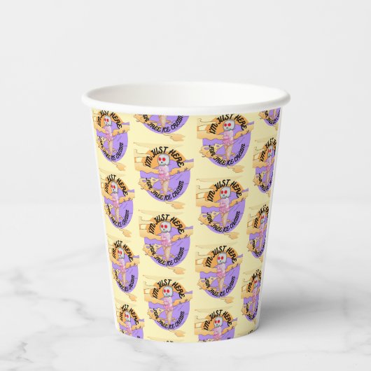 Gobelets En Papier Mikitiez glaces fête favorite Spécialité Mug (Verso)
