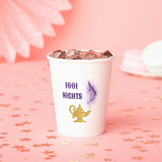 Gobelets En Papier Mille et une nuits Aladdin Lampe magique (Insitu)