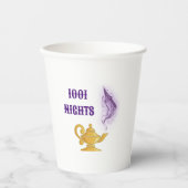 Gobelets En Papier Mille et une nuits Aladdin Lampe magique (Recto)