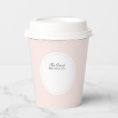 Gobelets En Papier Minimal cette boisson appartient à la partie de no (Recto)