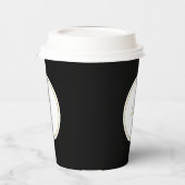 Gobelets En Papier Minimal Cette boisson appartient à Nom personnalis (Gauche)