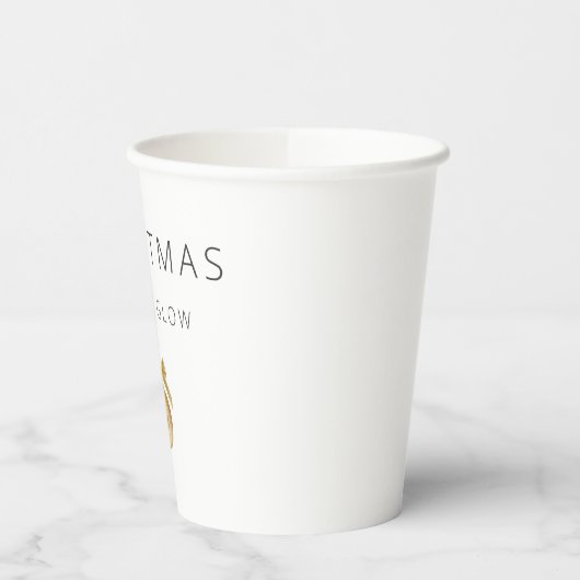 Gobelets En Papier Minimal Christmas Line Art Tree | KaliraArts (Gauche)