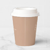 Gobelets En Papier Minimal Neutral Hello Baby Paper cup (Droite)