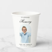 Gobelets En Papier Minimal Simple Photo Arch Memorial (Recto)