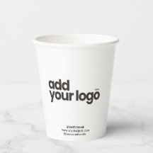 Minimaliste Moderne Blanc Ajoutez Votre Logo