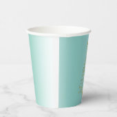 Gobelets En Papier Mint Gold Inspirational Christmas Tree Peace Joy (Droite)