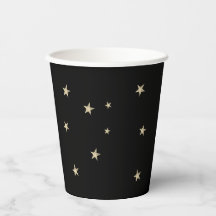 Minuit Black Silver Stars Assistant Coupe de papie